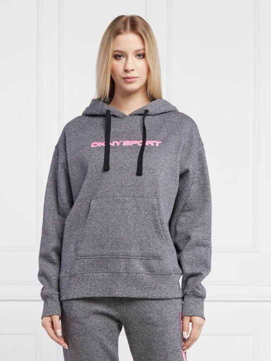 Zdjęcie produktu DKNY Sport Bluza LAYERED | Relaxed fit grafitowy