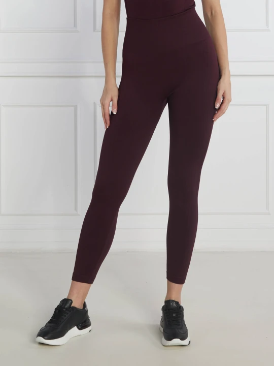 Zdjęcie produktu DKNY Sport Legginsy | Slim Fit bordowy