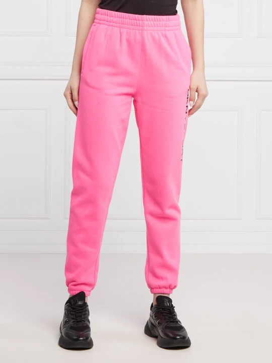 Zdjęcie produktu DKNY Sport Spodnie dresowe LAYERED | Regular Fit różowy