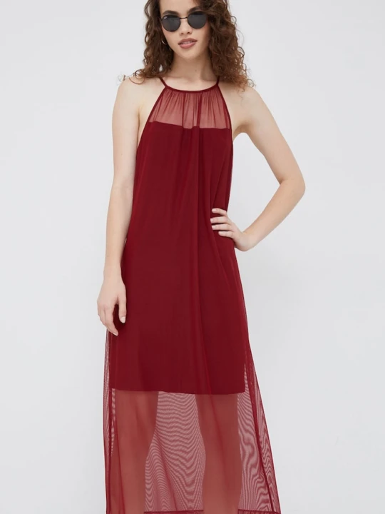 Zdjęcie produktu Dkny sukienka bordowy