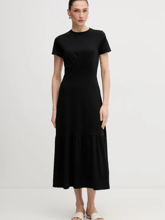 Zdjęcie produktu Dkny sukienka bawełniana czarny