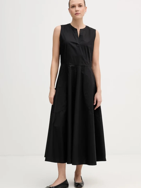 Zdjęcie produktu Dkny sukienka bawełniana czarny