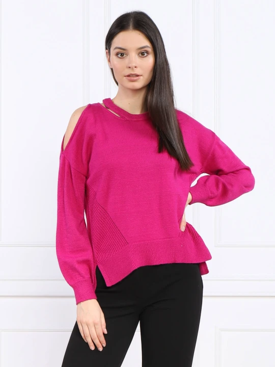 Zdjęcie produktu DKNY Sweter | Regular Fit różowy