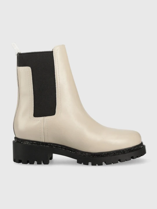 Zdjęcie produktu Dkny sztyblety skórzane Rick beżowy