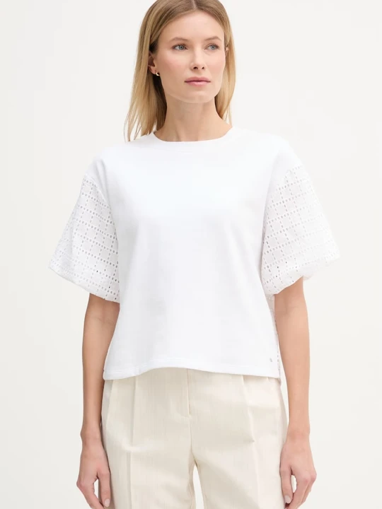Zdjęcie produktu Dkny t-shirt bawełniany biały