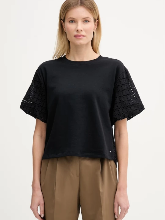 Zdjęcie produktu Dkny t-shirt bawełniany czarny