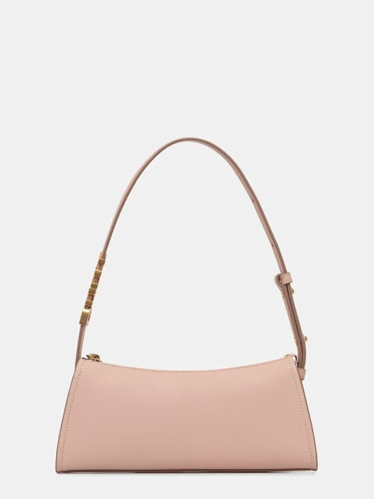 Zdjęcie produktu DKNY torebka bagietka damska skórzana różowy