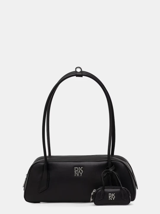 Zdjęcie produktu DKNY torebka bagietka damska z imitacji skóry TIANA czarny