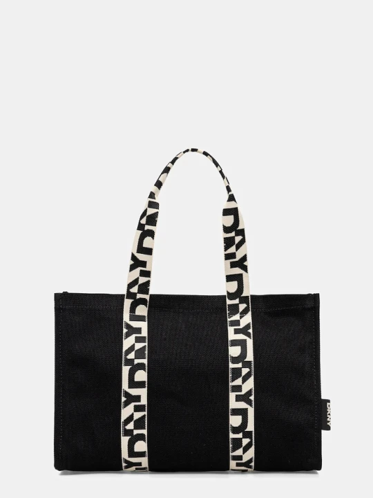 Zdjęcie produktu Dkny torebka bawełniana czarny