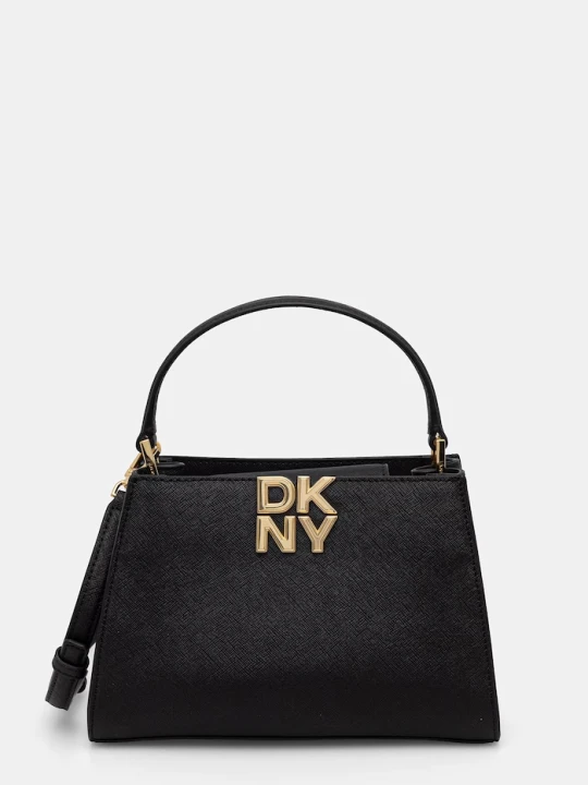 Zdjęcie produktu DKNY torebka crossbody damska skórzana FOSTER czarny
