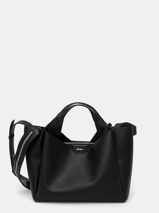 Zdjęcie produktu DKNY torebka crossbody damska z imitacji skóry czarny