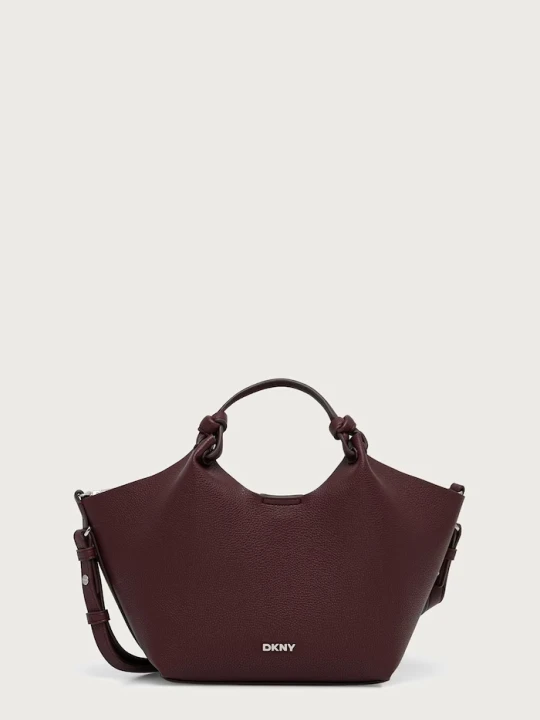 Zdjęcie produktu DKNY torebka crossbody damska z imitacji skóry PAULA bordowy