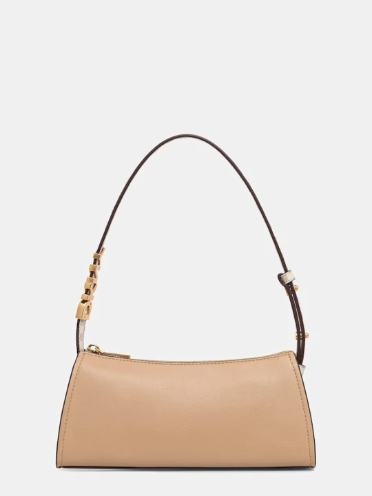 Zdjęcie produktu DKNY torebka hobo damska z imitacji skóry AVRIL beżowy