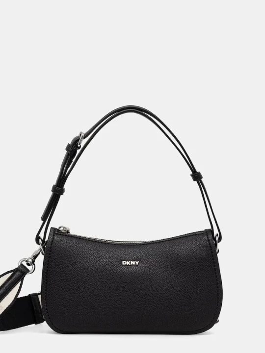 Zdjęcie produktu DKNY torebka shopper damska z imitacji skóry NESSA czarny