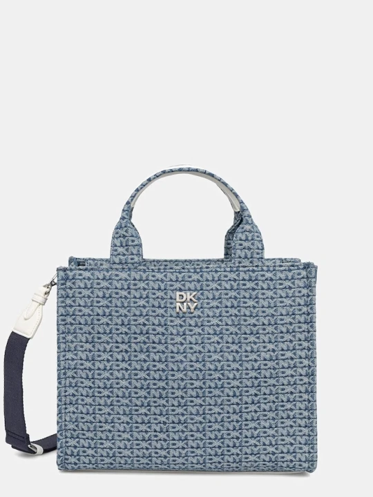 Zdjęcie produktu DKNY torebka shopper damska jeansowa niebieski