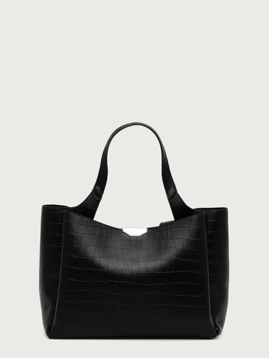 Zdjęcie produktu DKNY torebka shopper damska z imitacji skóry czarny
