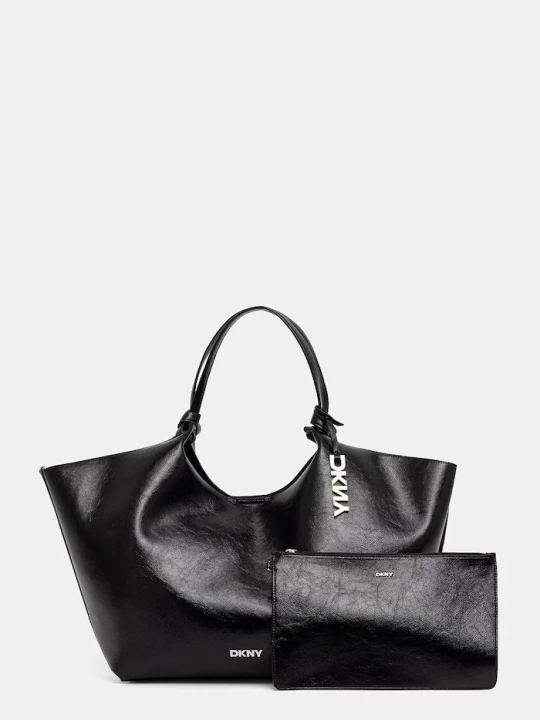 Zdjęcie produktu DKNY torebka shopper damska z imitacji skóry PAULA czarny