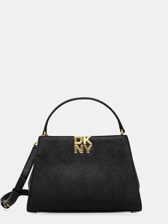 Zdjęcie produktu Dkny torebka skórzana FOSTER czarny
