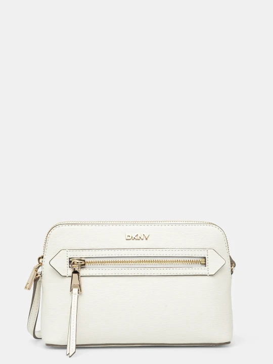 Zdjęcie produktu Dkny torebka skórzana beżowy