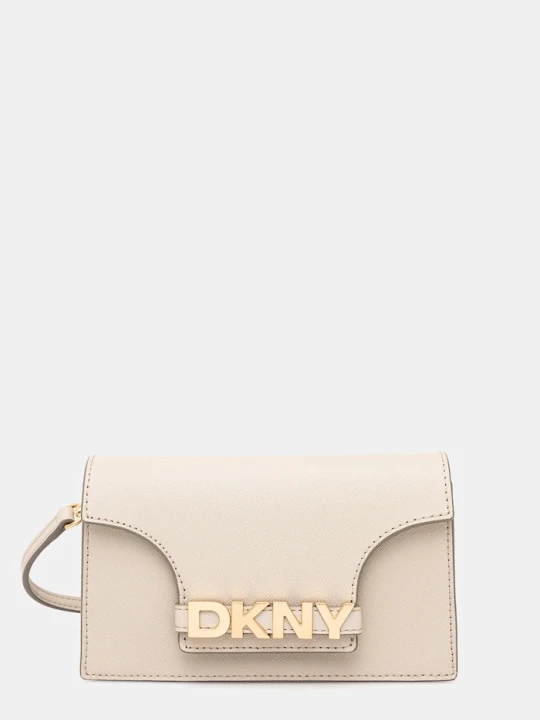 Zdjęcie produktu DKNY torebka skórzana beżowy