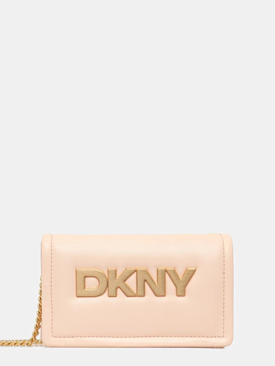 Zdjęcie produktu Dkny torebka skórzana beżowy