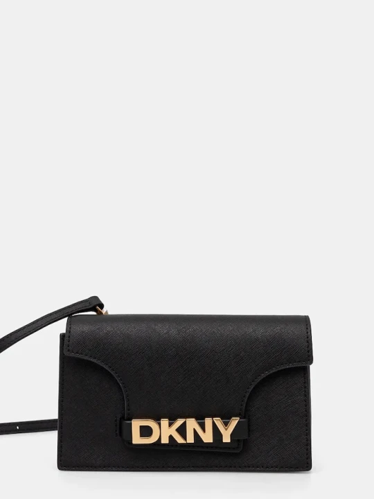 Zdjęcie produktu Dkny torebka skórzana czarny