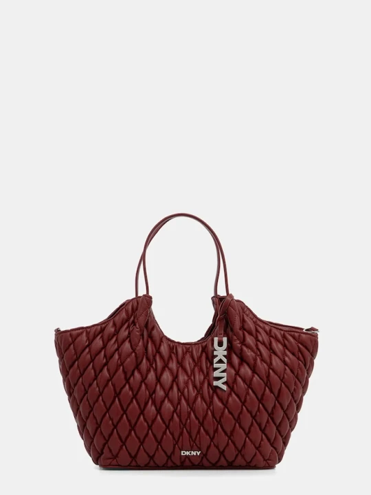 Zdjęcie produktu DKNY torebka tote damska z imitacji skóry PAULA czerwony