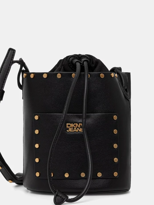 Zdjęcie produktu DKNY torebka worek damska z imitacji skóry PAYTON czarny