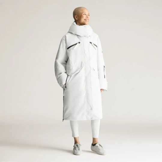 Zdjęcie produktu Długa ocieplana kurtka zimowa adidas by Stella McCartney Orbit Grey