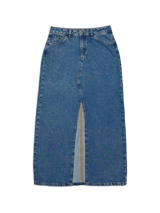 Zdjęcie produktu Długa spódnica 2Y Studios niebieski denim