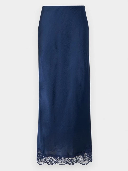 Zdjęcie produktu Długa spódnica Abercrombie & Fitch granatowy