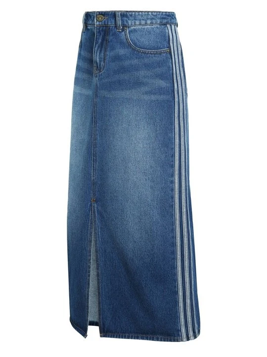 Zdjęcie produktu Długa spódnica adidas Originals jasnoniebieski denim