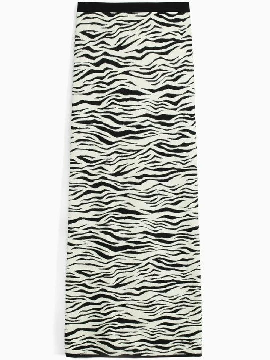 Zdjęcie produktu Długa spódnica Bershka czarny
