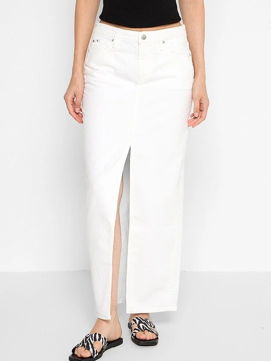 Zdjęcie produktu Długa spódnica Calvin Klein Jeans biały