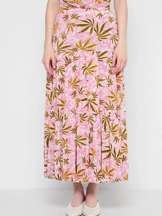 Zdjęcie produktu Długa spódnica Diane Von Furstenberg jasnoróżowy