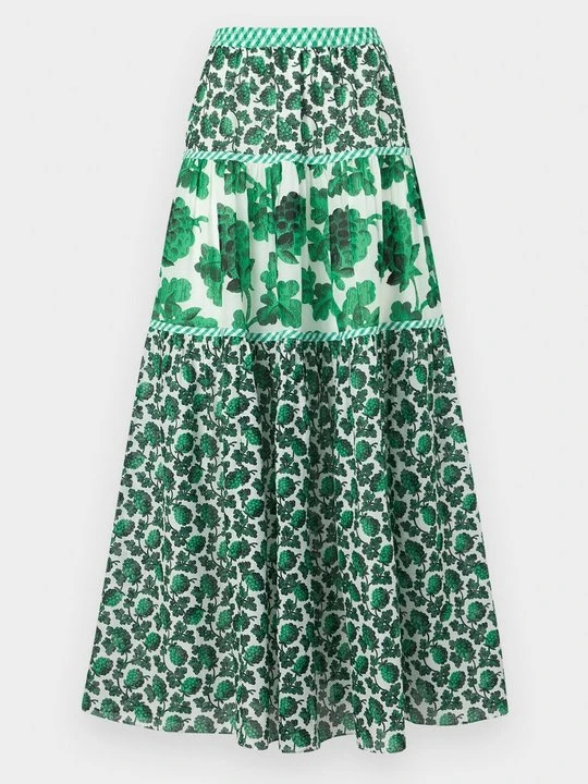 Zdjęcie produktu Długa spódnica Diane Von Furstenberg zielony