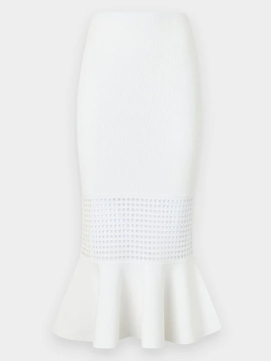 Zdjęcie produktu Długa spódnica Diane Von Furstenberg mleczny