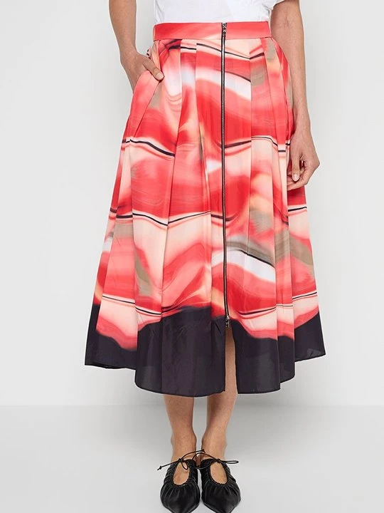 Zdjęcie produktu Długa spódnica DKNY czerwony