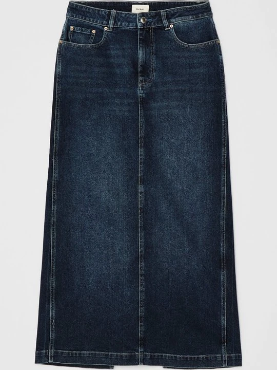 Zdjęcie produktu Długa spódnica DL1961 niebieski denim