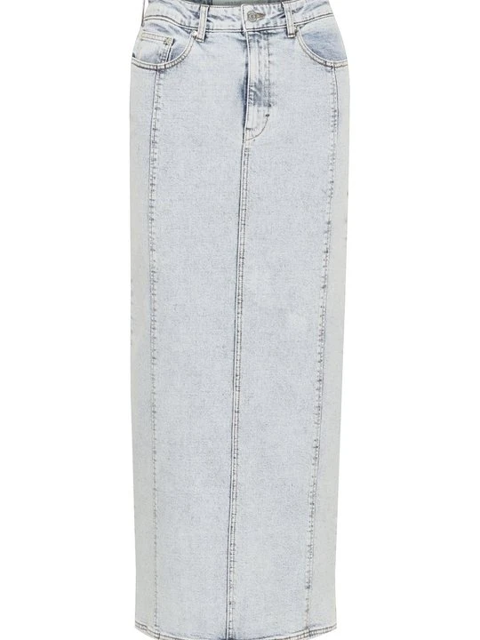 Zdjęcie produktu Długa spódnica Gestuz jasnoniebieski denim