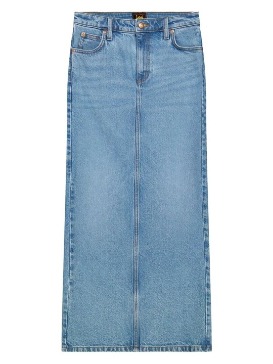 Zdjęcie produktu Długa spódnica Lee niebieski denim