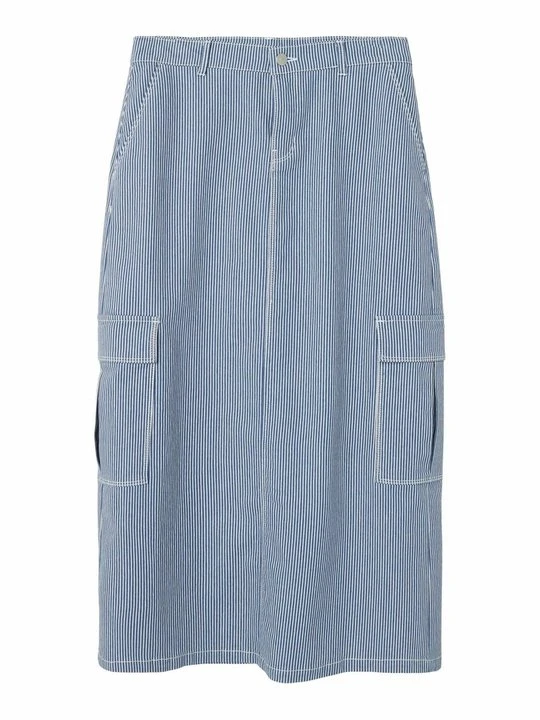 Zdjęcie produktu Długa spódnica LMTD niebieski denim
