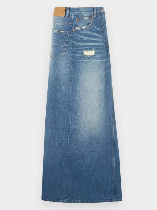 Zdjęcie produktu Długa spódnica MM6 Maison Margiela niebieski denim