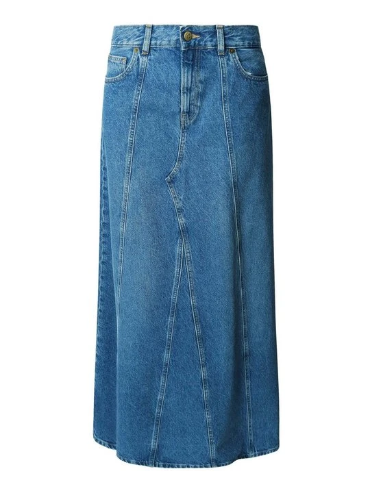 Zdjęcie produktu Długa spódnica Pepe Jeans niebieski denim