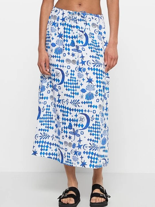 Zdjęcie produktu Długa spódnica Seafolly niebieski