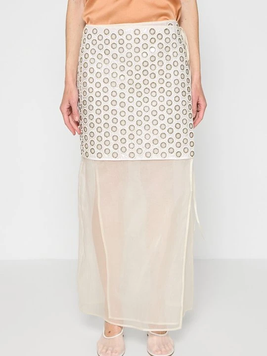 Zdjęcie produktu Długa spódnica Tory Burch mleczny