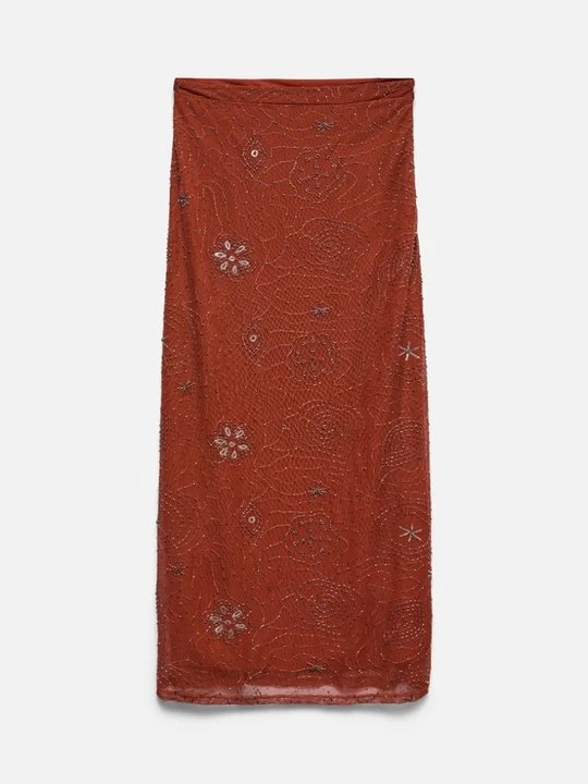 Zdjęcie produktu Długa spódnica Vero Moda brązowy