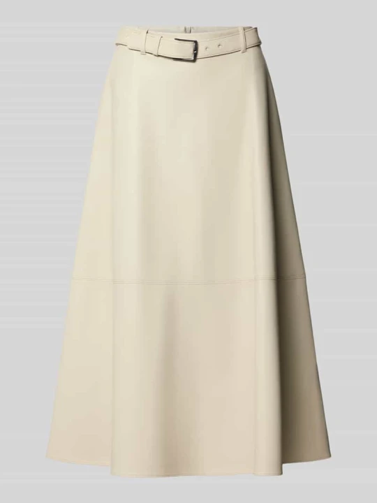 Zdjęcie produktu długa spódnica z paskiem MM By Max Mara Złamany biały