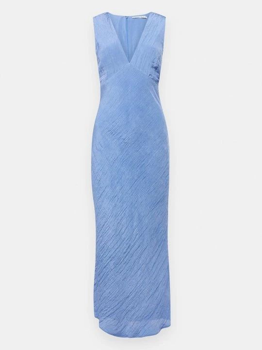 Zdjęcie produktu Długa sukienka Abercrombie & Fitch granatowy