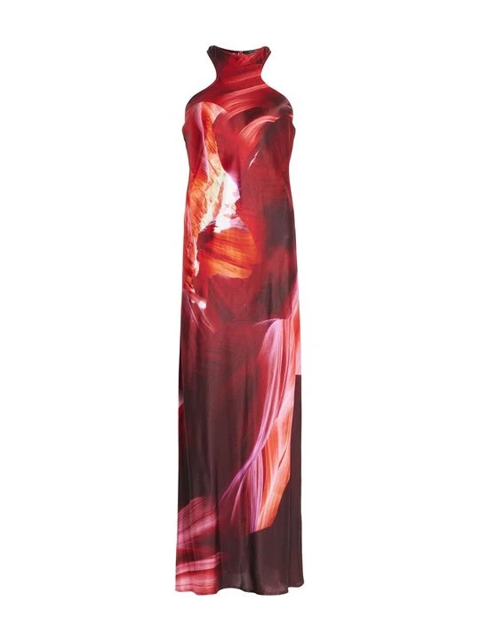 Zdjęcie produktu Długa sukienka AllSaints fioletowy